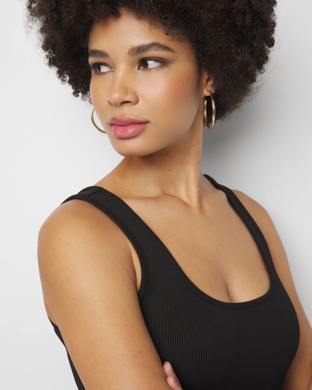 WHBM® FORME Rib Scoopneck Dress White House Black Market